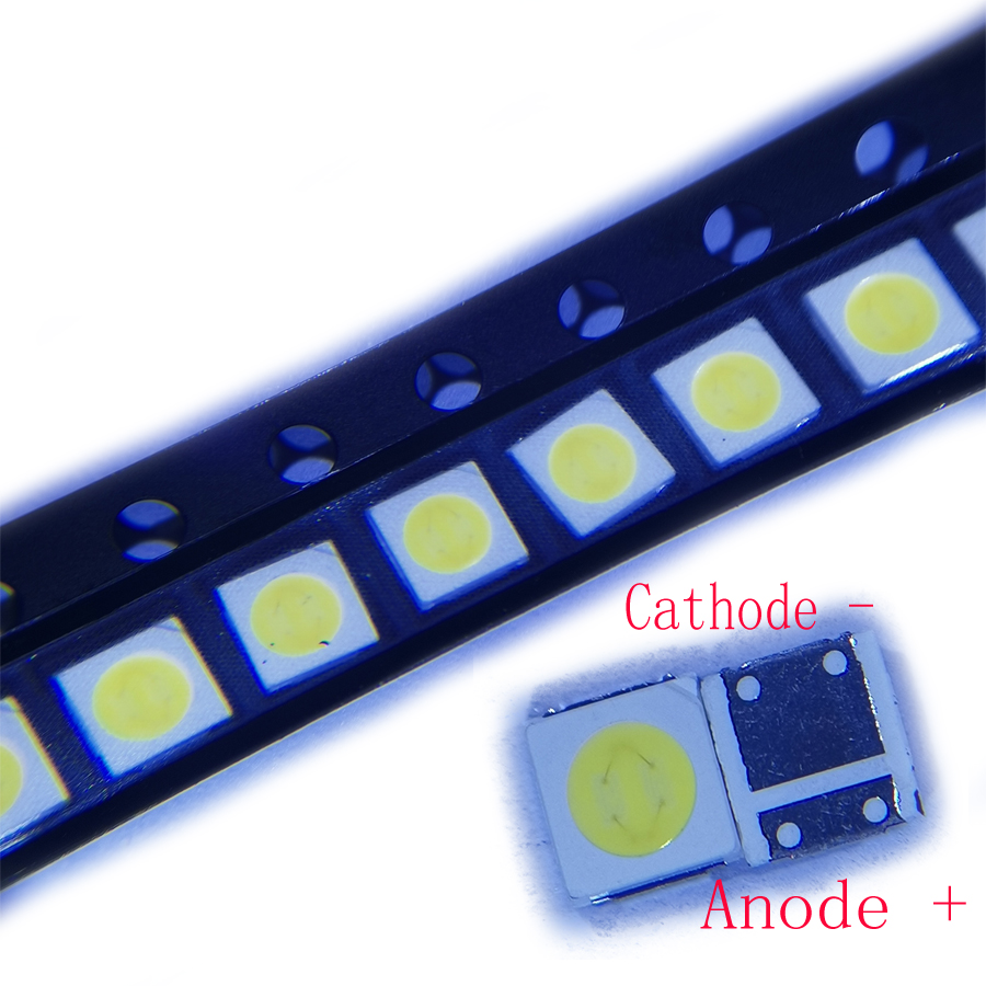 500 Stks/partij Everlight 3030 Smd Led Kralen 3V Koud Wit 1.5W Voor Tv Backlight Toepassing