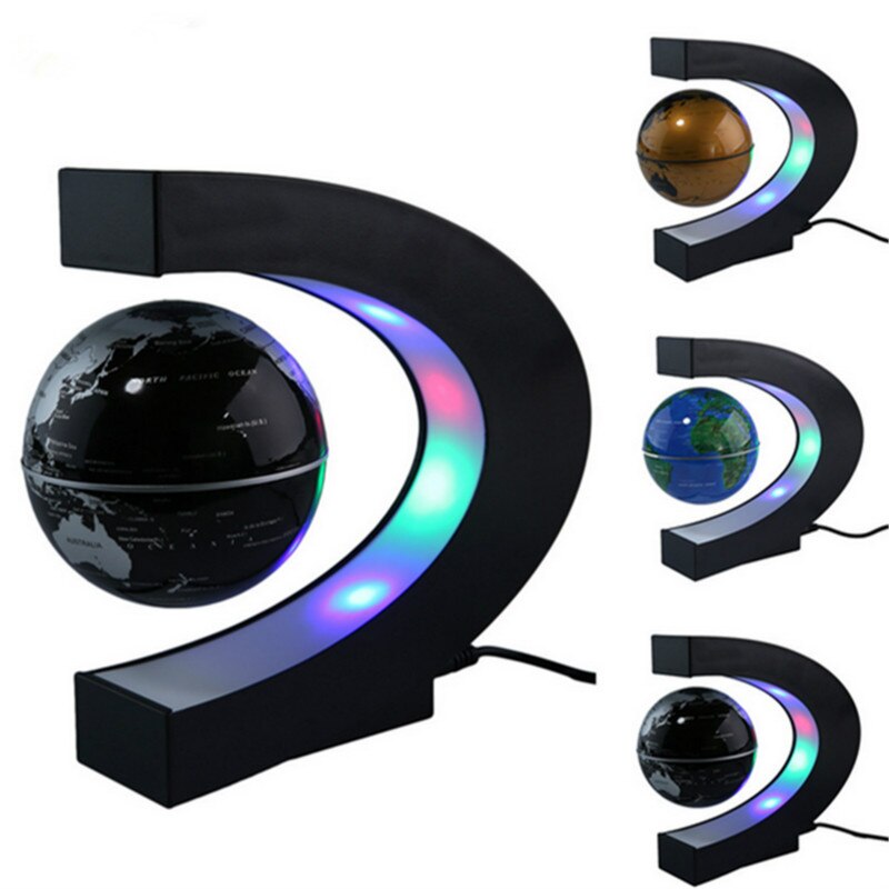 3 Inch Magnetic Levitation Globe Student School Teaching Equipment Night Light Globe UK US EU AU Plug