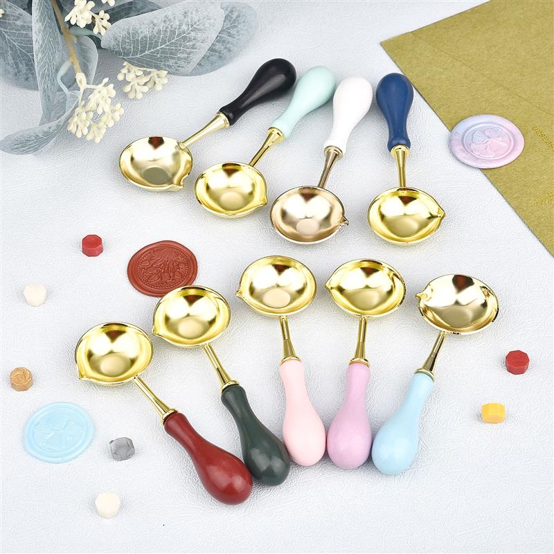 Pieczęć woskowa zestaw stempli lakier piec stały piec na drewno ogień farby uszczelnienie dostaw łyżka robić lania wosku uszczelnienie wosk tygiel zapasy rzemieślnicze