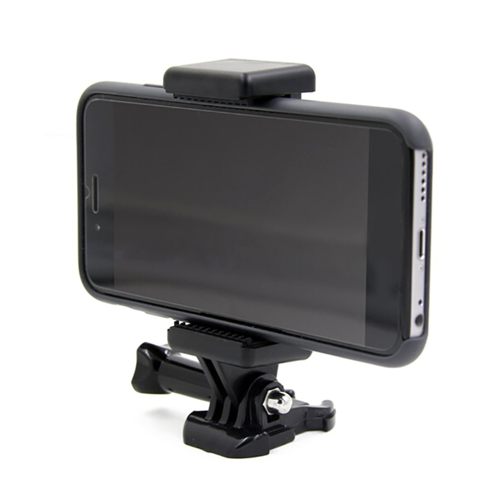 Clip Met 1/4 Schroef Gat Uitschuifbare Verstelbare Draagbare Camera Accessoire Selfie Stok Zwart Mount Telefoon Houder Beugel Voor Gopro