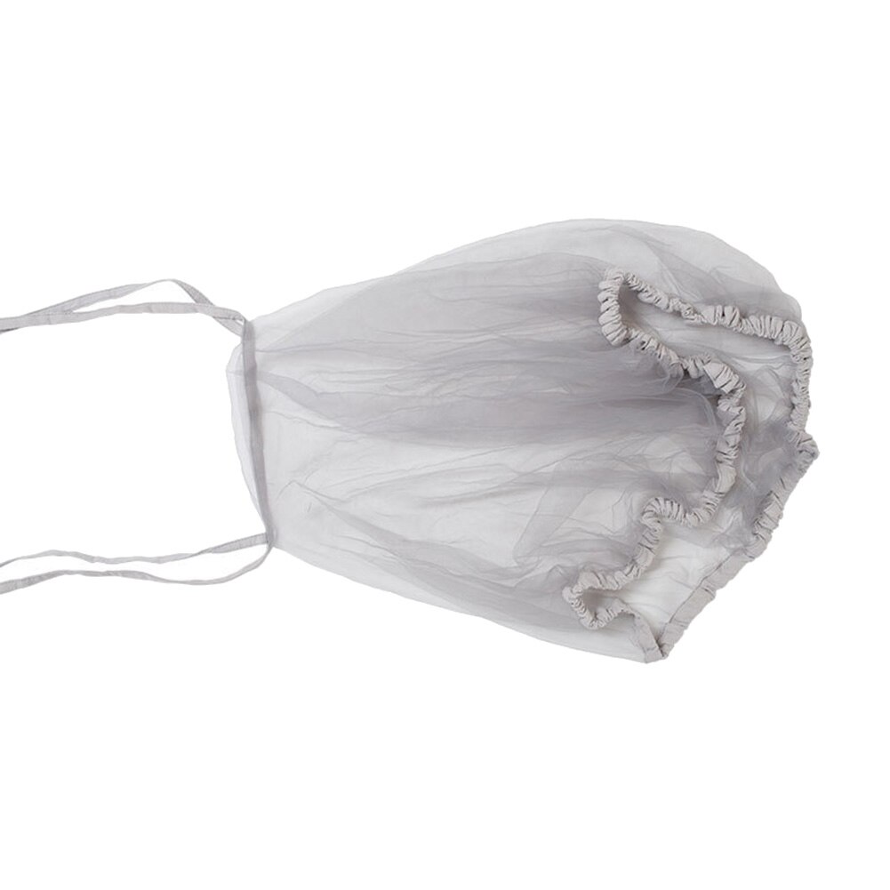 Breathable Baby Stroller Mosquito Insect Net Mesh Buggy Crib Netting Cart Mosquito Net Pushchair Full Cover Cart Mosquito Net: Grey