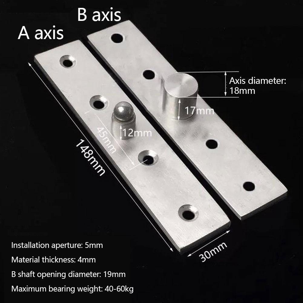 75mm Stainless Steel Pivot Wood Door Revolving Door Degree Accessories Hardware Hinge Hinge 360 rotating J5M1