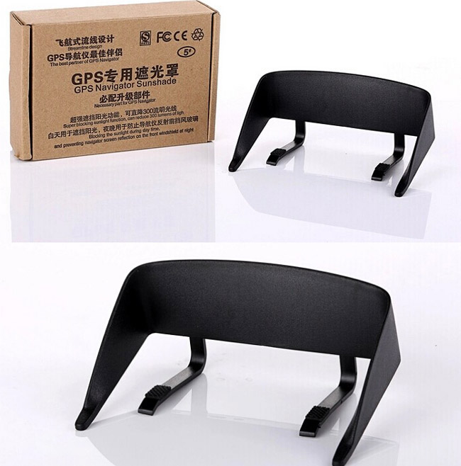 Universele 5Inch/4.3Inch Auto Gps Zonnescherm Visor Anti Glare 4.3 "5" Shield Cover Blind voor Garmin Nuvi Tomtom Sat Nav