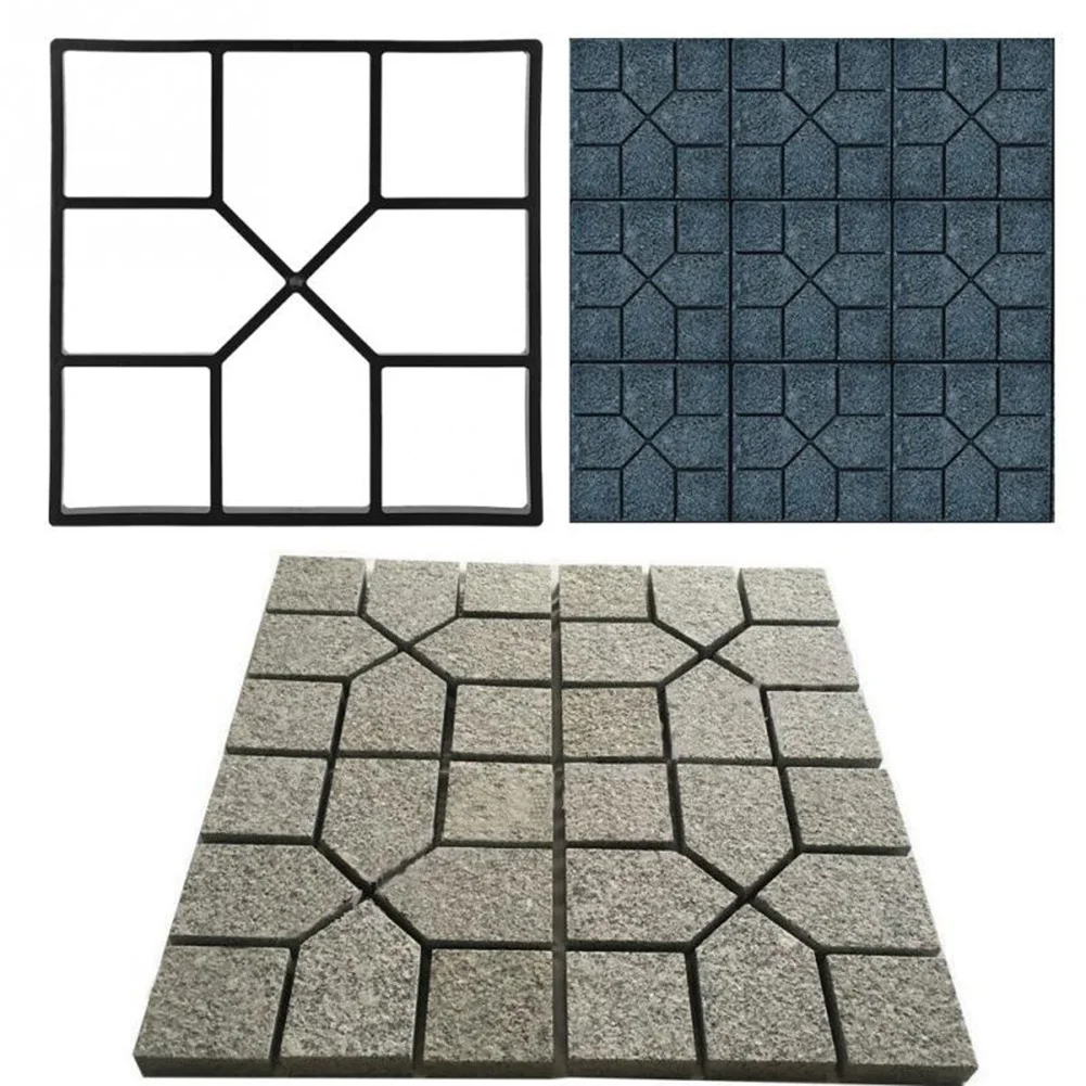 Gør-det-selv stibygger belægningsforme genanvendelig betonform beton cement gang havesti belægning belægning terrasseforme fortov