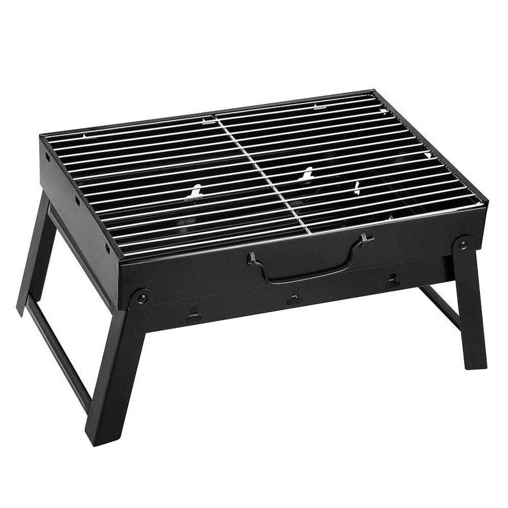 Foldable BBQ Grill Portable Barbecue Charcoal Grills Wire Meshes Tools For Outdoor Camping Cooking Picnics Hiking
