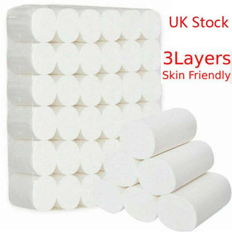 Roll Pack Van 12 Papier Thuis Bad Papier Bad Toilet Roll Paper Toiletpapier Wit Toiletpapier Wc Roll Tissue handdoeken Tissue