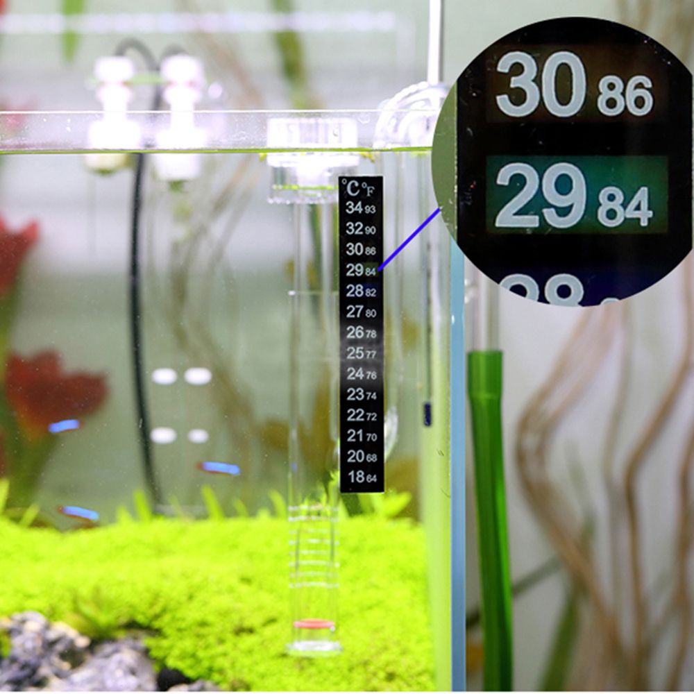 Lcd Digitale Thermometer Lijm Stok In Het Aquarium Aquarium Venster Strip