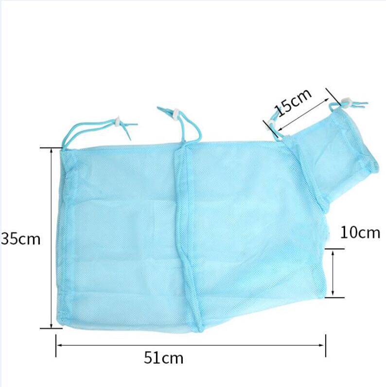 Adjustable Mesh Cat Grooming Bath Bag Washing Cats Bags For Pet Bathing Nail Trimming Injecting Anti Scratch Bite Restraint: Upgraded 1pcs Blue