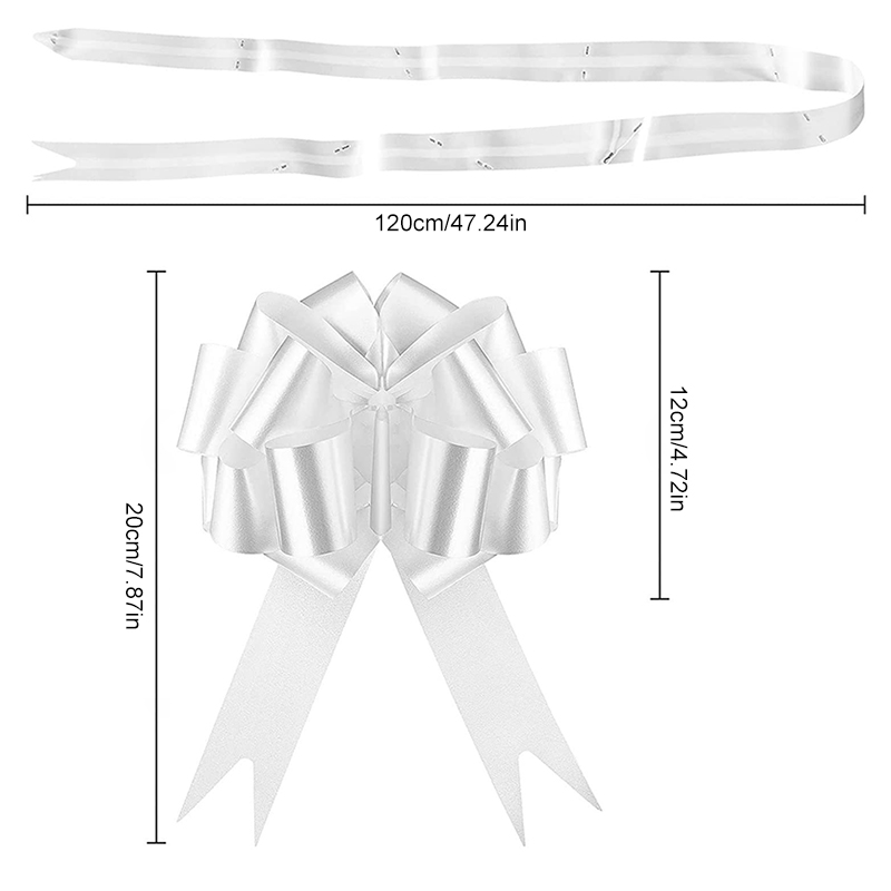 30 st bröllopsrosettband stor bilrosett för bilar födelsedag julklappar dekoration band bröllopsblommor: Default Title