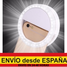 Selfie LED la luz del Flash Led de luz Cámara Clip móvil Selfie para teléfono anillo de luz de vídeo mejorar hasta Selfielámpara