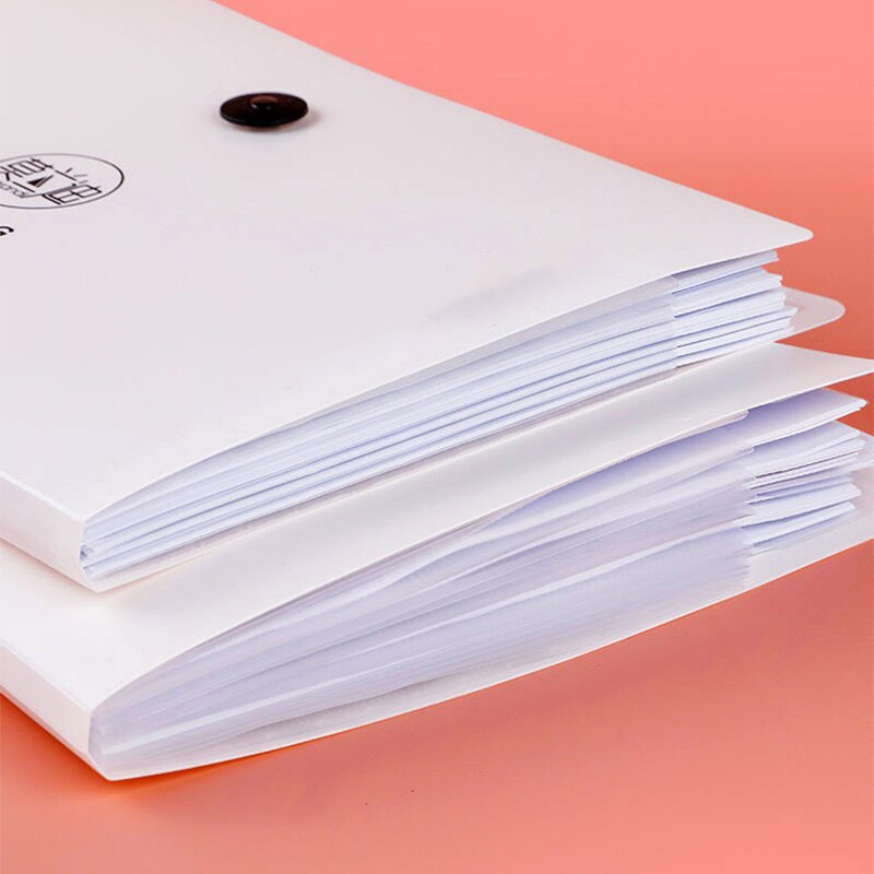 A4 File Bag 12 Layers Data Book Large Capacity File Holder File Organizer Office Stationery