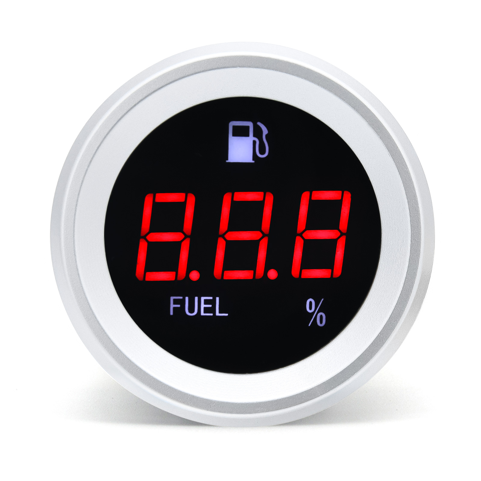 100-600mm Fuel Level Gauge Sensor Digital Fuel Level Gauges 52MM Waterproof LCD Oil Tank Meter for Marine Car RV Camper Yacht