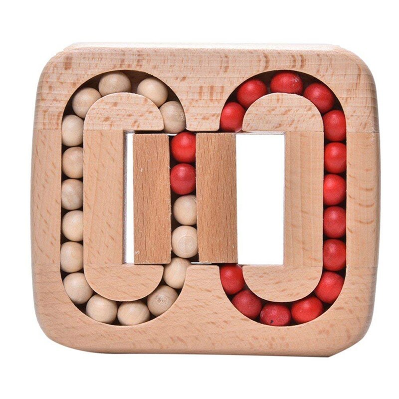 Candado de madera para niños, candados inteligentes de Luban, rompecabezas tradicional, juguetes educativos, cerraduras ancestales antiguas, juguetes antiestrés: Default Title
