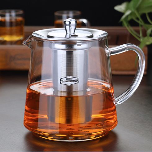 Induction cooker special pot boil tea dedicated cooker glass pot stainless steel liner kettle flower tea pot