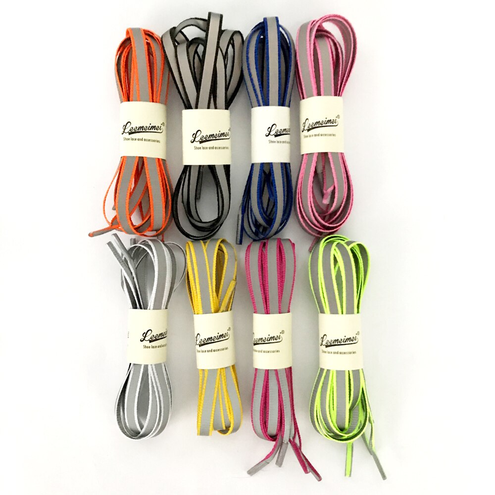 3m reflecterende veters hoge zichtbaarheid schoenveters veiligheid lichtgevende schoenveters in het donker 100cm