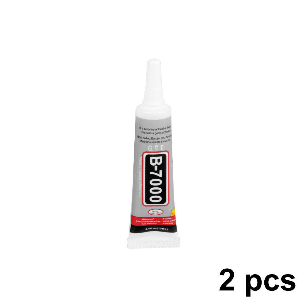 B7000 – colle universelle pour réparation de téléphone, adhésif de précision pour bricolage, 15ML, 25ML, 50ML, 110ML, 2 ou 5 pièces: 2Pcs 15ml