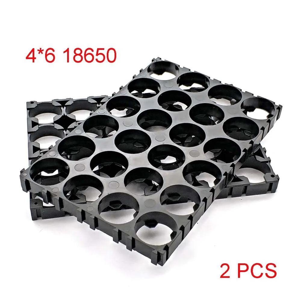 18650 Batterijhouder Veiligheid Anti-vibratie Houder Beugel Li-ion Mobiele houder Cilindrische plastic behuizing Diameter 18,5 mm: Overigen