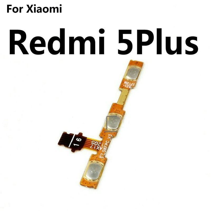 Volume Button Power Switch On Off Button Flex Cable For Xiaomi Redmi 3 3S 4A 5 Plus 6 6A 7 Note 2 5A 4 3 Pro Note 4X: Redmi 5Plus