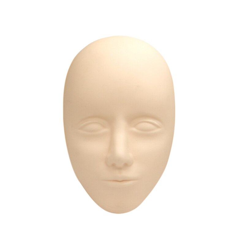 5d ansigtstræning hoved silikone praksis permanent makeup læbe øjenbryn hud mannequin dukke ansigt hoved