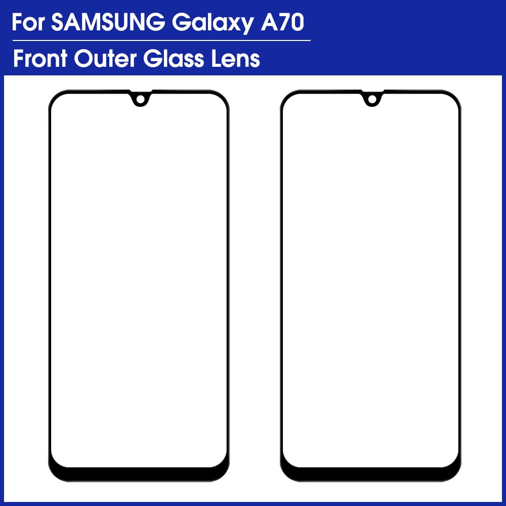 2 Piece/lot For Samsung A10 A20 A30 A40 A50 A60 A70 A80 A90 OEM LCD Screen Front Glass Lens Repair Parts Outer Replacement