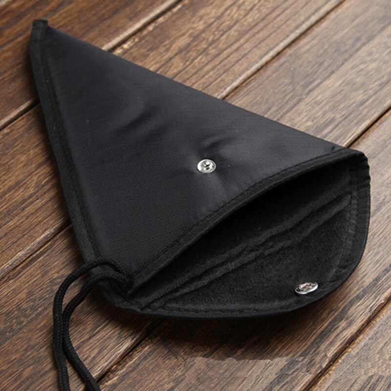 Bolsa de protección para Ocarina, 12 agujeros, con cinturón, 5mm, algodón, acolchada, color negro, fácil de llevar