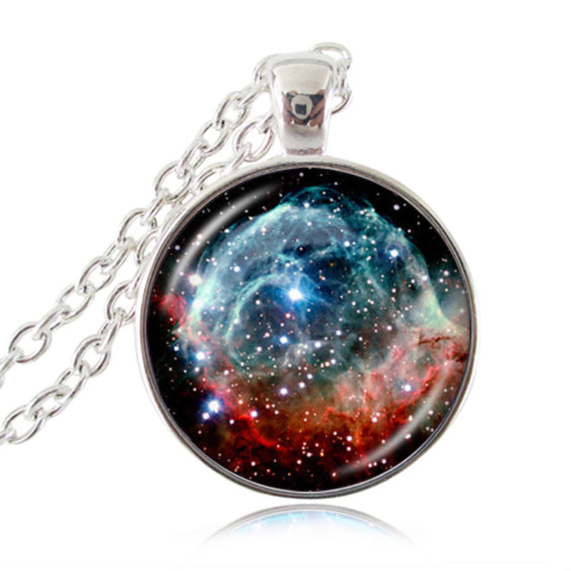 Thors Helm Nebula Ketting Galaxy Astronomie Hanger Zonnestelsel Sieraden Space Universe Ketting Melkweg Sieraden HZ1: A