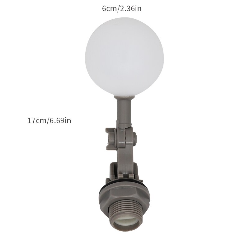 Grijze Koe Water Kom Bal Vlotter Plastic Verstelbare Auto Fill Float Kogelkraan Water Schakelaar Voor Watertoren tank: 6fen pipe