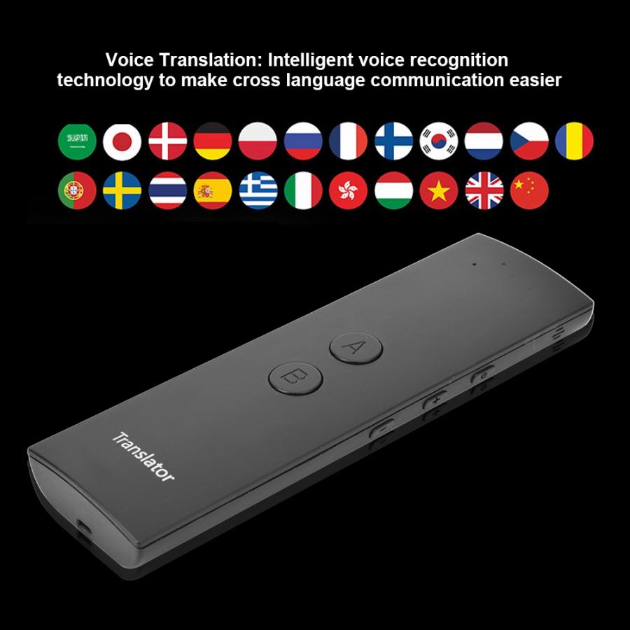 Traductor inteligente T6, traductor de voz instantáneo en varios idiomas en tiempo Real bidireccional