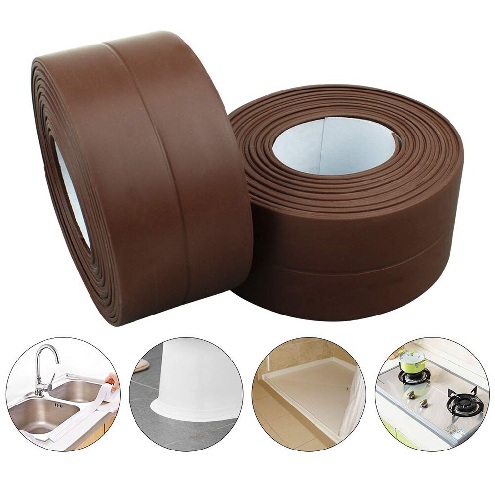 Kitchen Sink Waterproof Mildew Strong Self-adhesive Transparent Tape Bathroom Toilet Crevice Strip Self-adhesive Pool Water Sea