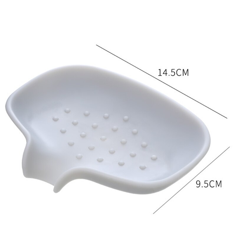 2 Pack Silikon Seife Abtropfgestell, Bar Seife Halfter, Gummi Seife Sparer Organizer, selbsttrocknung Wasserfall Seife Tablett