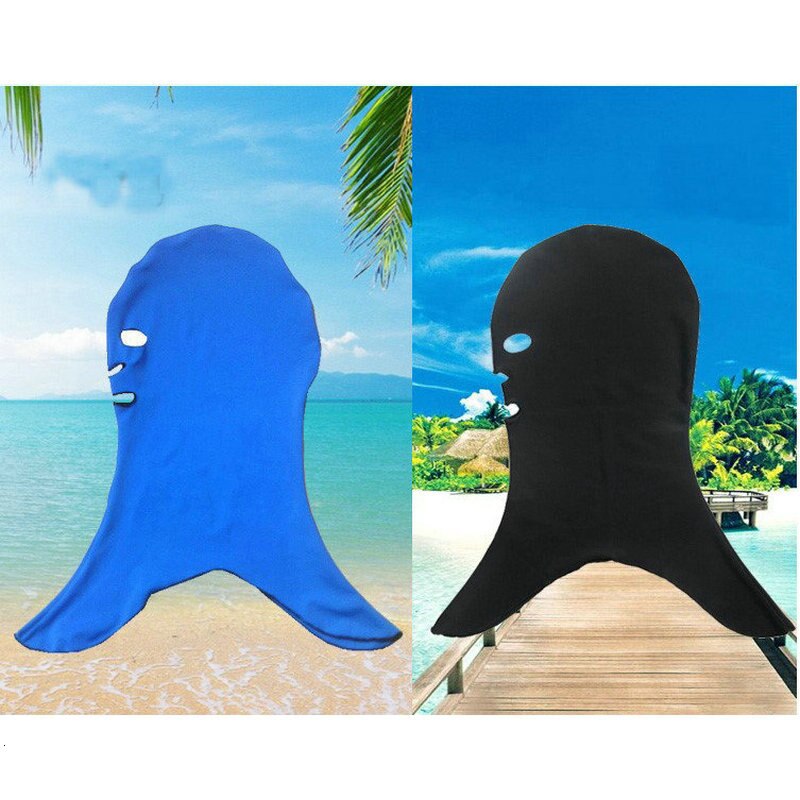 Swimming Head Cover Sunscreen Mask Anti-ultraviolet Swimming Cap Snorkeling Diving Face Gini