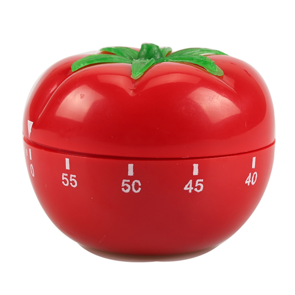 Mechanical Timer 1-60min 360 Degree Cute Indoor Kitchen Tomato Mechanical Countdown Timer