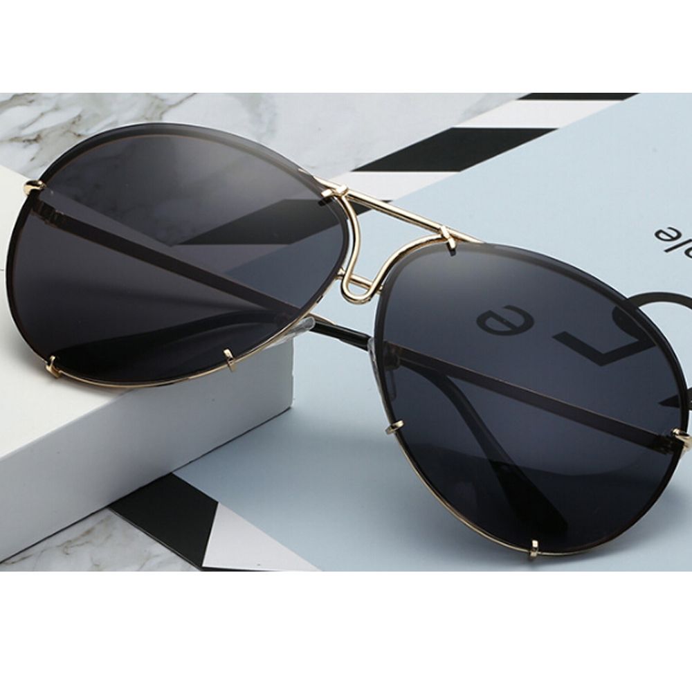 Oversized Cat Eye Zonnebril Vrouwen Zonnebril Flat Top Grote Vrouwelijke Brillen Frame Driver Bril Auto Accessoires: 8