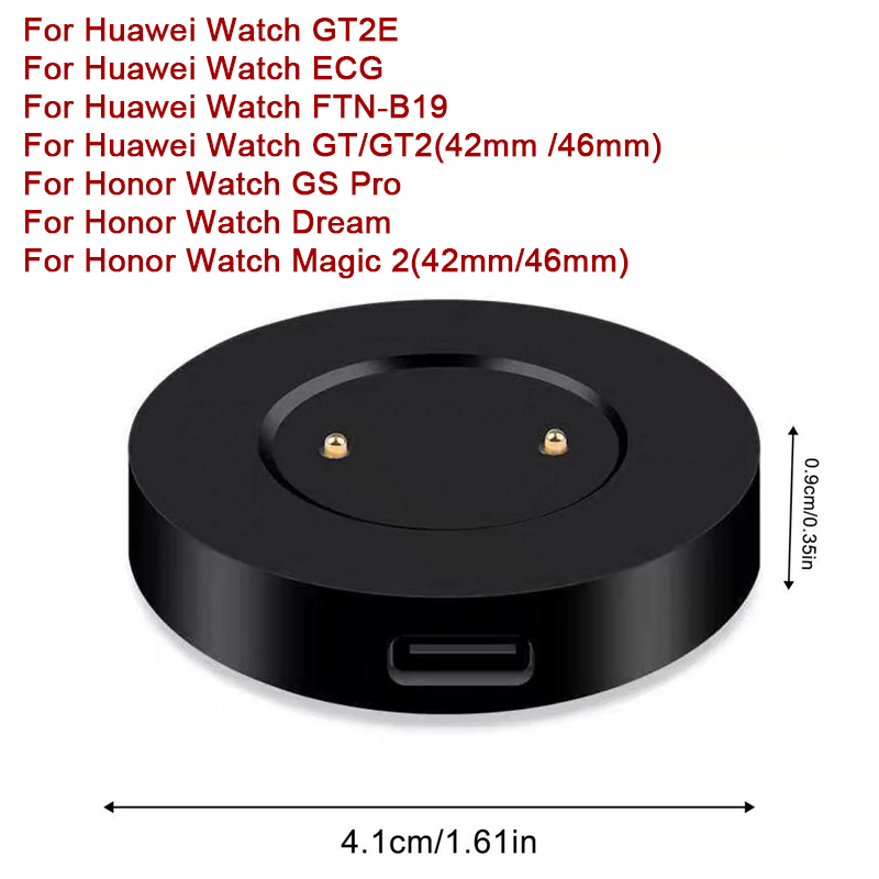 Cargador magnético para Huawei Watch GT GT2 GT2e Honor Watch Magic 2, Cable de carga rápida inalámbrica para Huawei Watch 3 GT3 GT2 PRO: Rosa