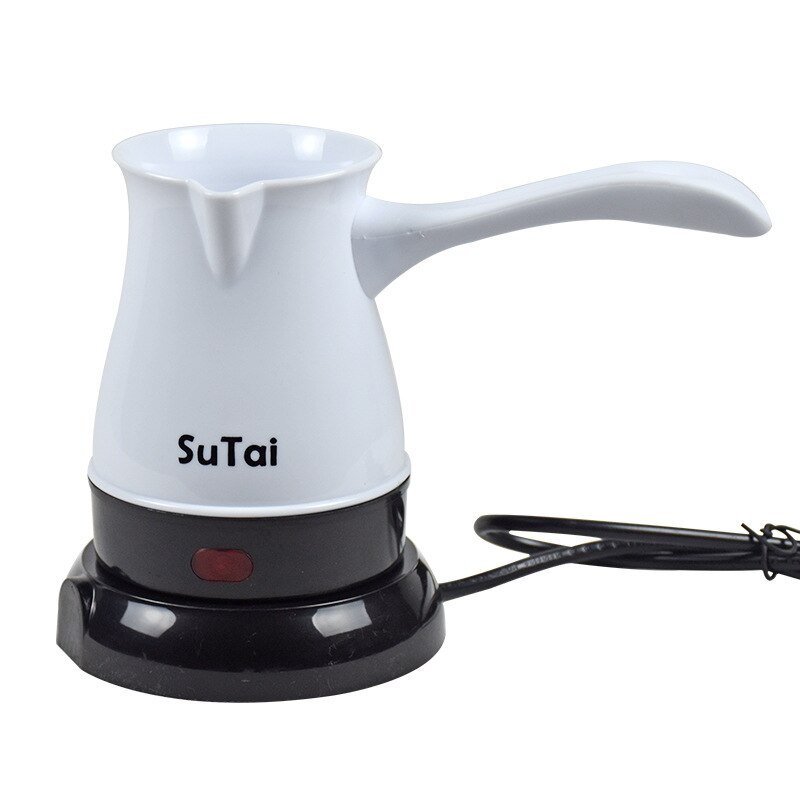 Bouilloire électrique turque, cafetière Portable, bouilloire à café, pour , colorée, Mini Machine à café, thé, brassage: White / EU