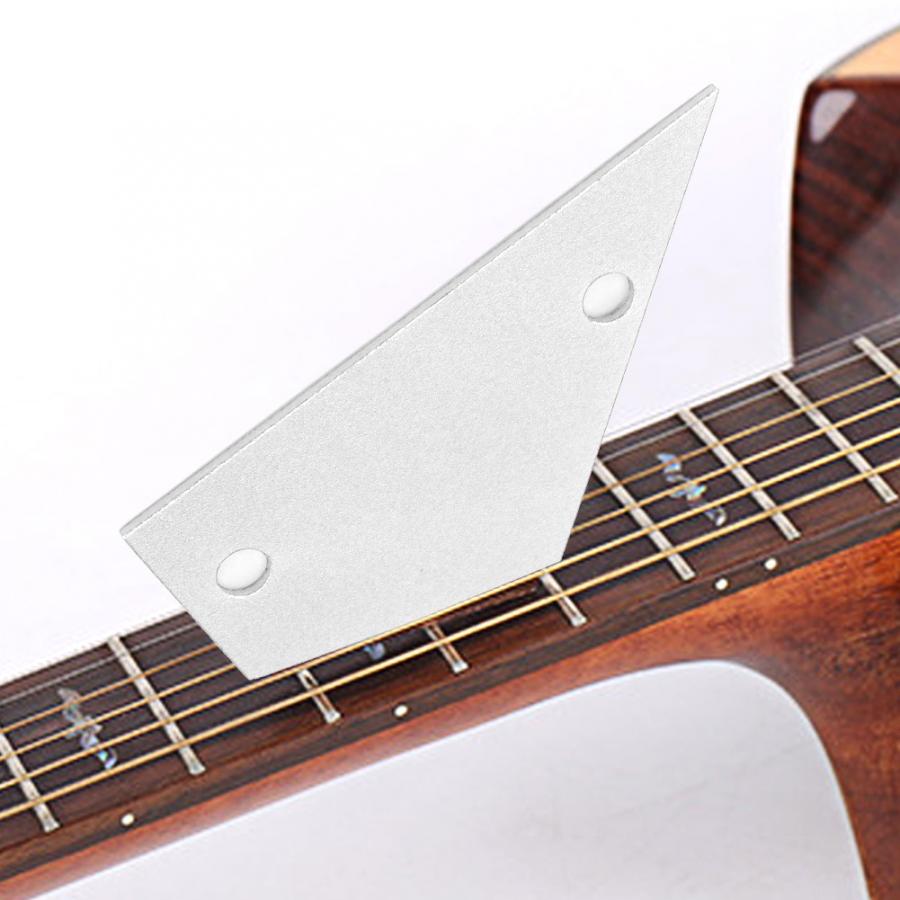 Regla de nivelación de Bajo trastes para guitarra acústica, nivel de trastes, herramienta de nivelación de trastes de acero inoxidable para guitarra acústica