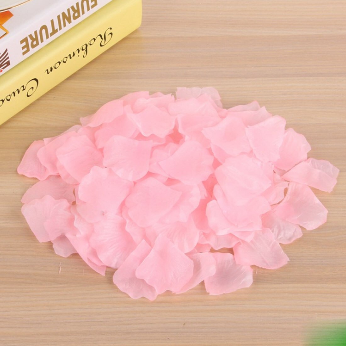 Pétales de roses décoratifs, 1000 fleurs artificielles en soie, pour un mariage: as the picture 6