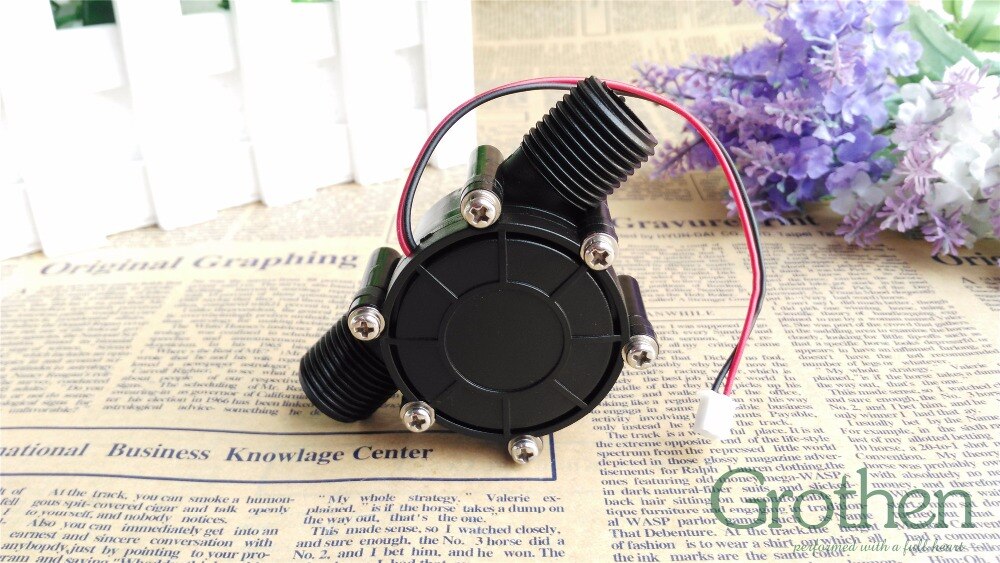 DC 12V Micro Hydro Generator High Power Flow Hydraulic Water Charging Tool 0.05Mpa