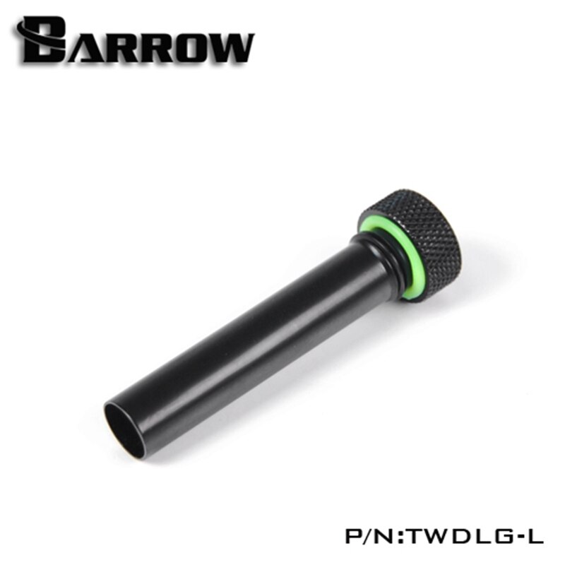 Barrow Black / Silver / White External flow direction fittingLong Water cooling fitting TWDLG-L