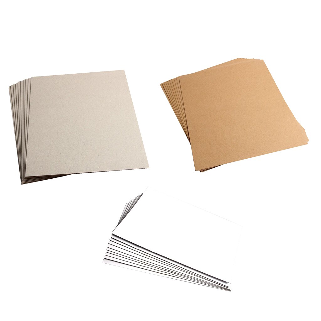 10x A4 Kraft Papier DIY Handmake Karte, Der Handwerk Papier Karton