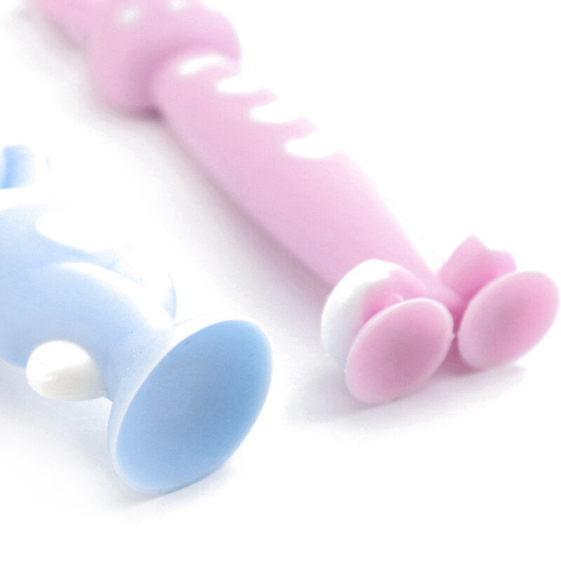 4Pc Silicone Baby Tooth Brush Training Toothbrush For Baby Feedig Short Food Grade Mommy Newborn Teeth Brush