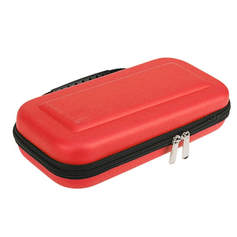 Caso de casca dura portátil para interruptor de nintend água-resistente eva transporte de armazenamento caso de transporte bolsa de concha saco: Red