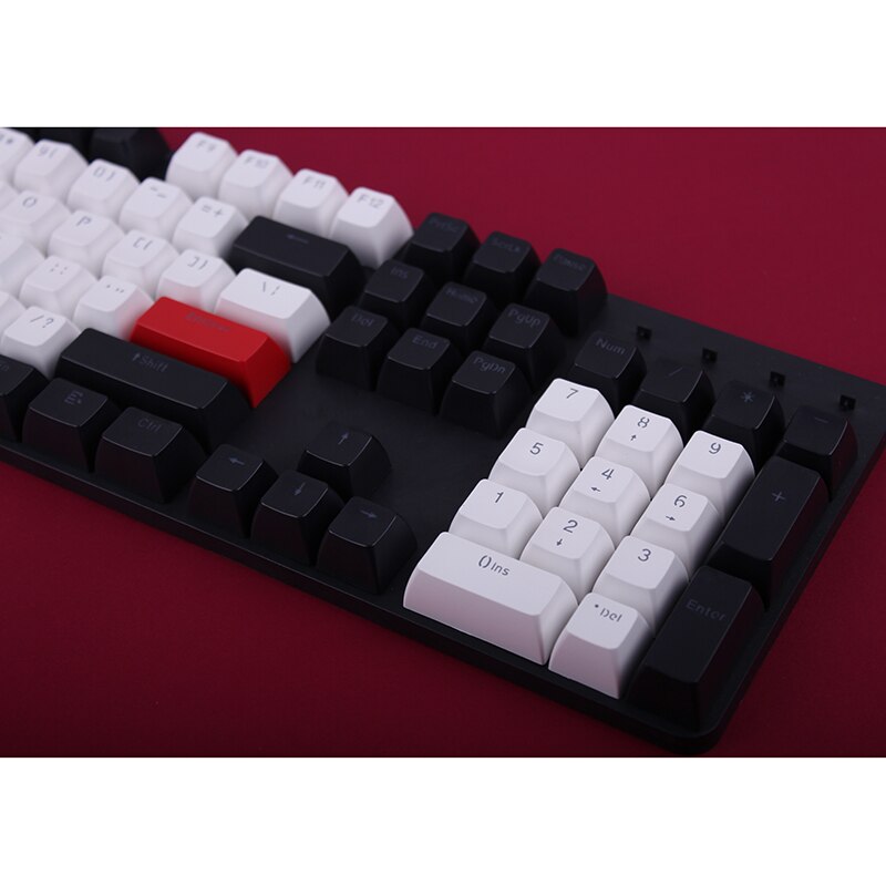 104 Keys/set SA Height Double-Shot Backlit Ball Keycaps CARBON PBT Key Caps For Cherry MX Mechanical Keyboard