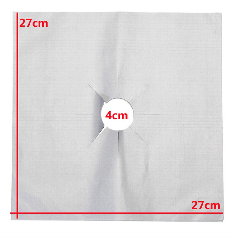 4 stks/partij Herbruikbare Ronde Non Stick Kachel Cover Gas Range Brander