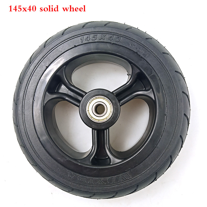 5/5.5 /6 inch solid wheels 5'' 5.5x2 145x40 6x2 solid tyre tire and alloy rim for Fast wheel F0,jackhot,Nes carbon fiber scooter