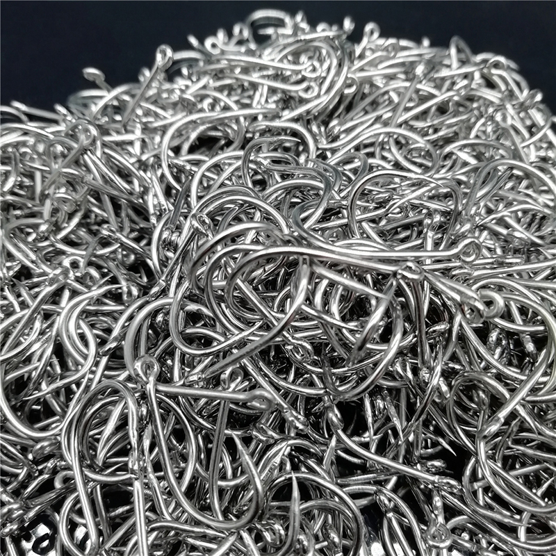 Anzuelos de pesca 200 piezas círculo de ojos anzuelo 3 # -12 # Anzuelos de púas para pesca de carpa, Material de Pesca, productos, accesorios, Pesca