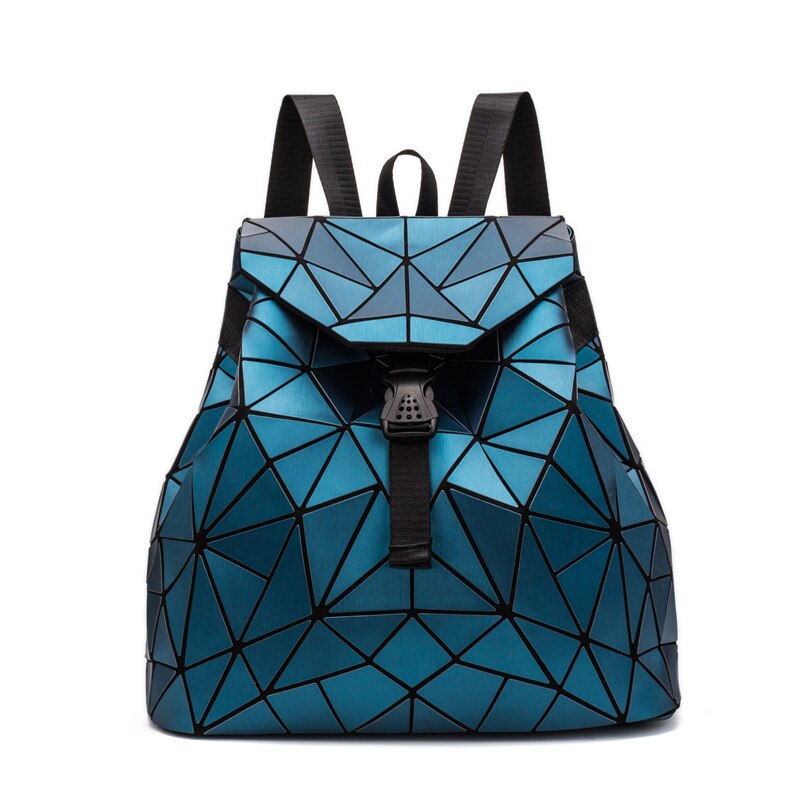 Nuove Donne Zaini Coulisse Luminoso Geometria Pieghevole Zaini Borse Femminile Piccola Borse da Scuola Per Le Ragazze Adolescenti Mochila: Big Sky