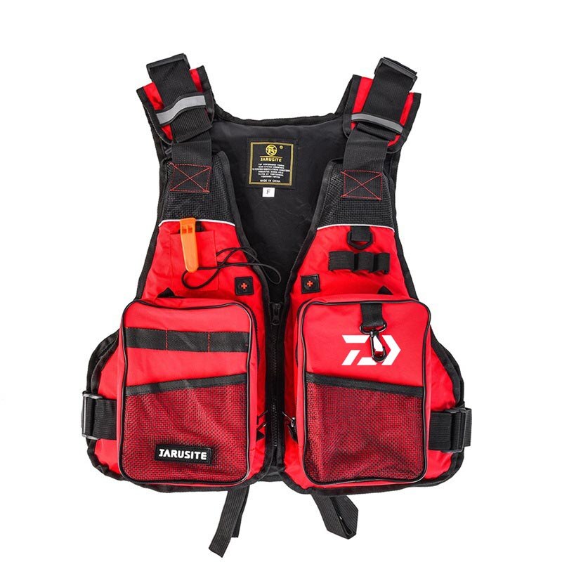 Men Life Fishing Vest Outdoor Multifunctional Photographer Portable Floatation Multiple Pockets Foldable Jackets Vests