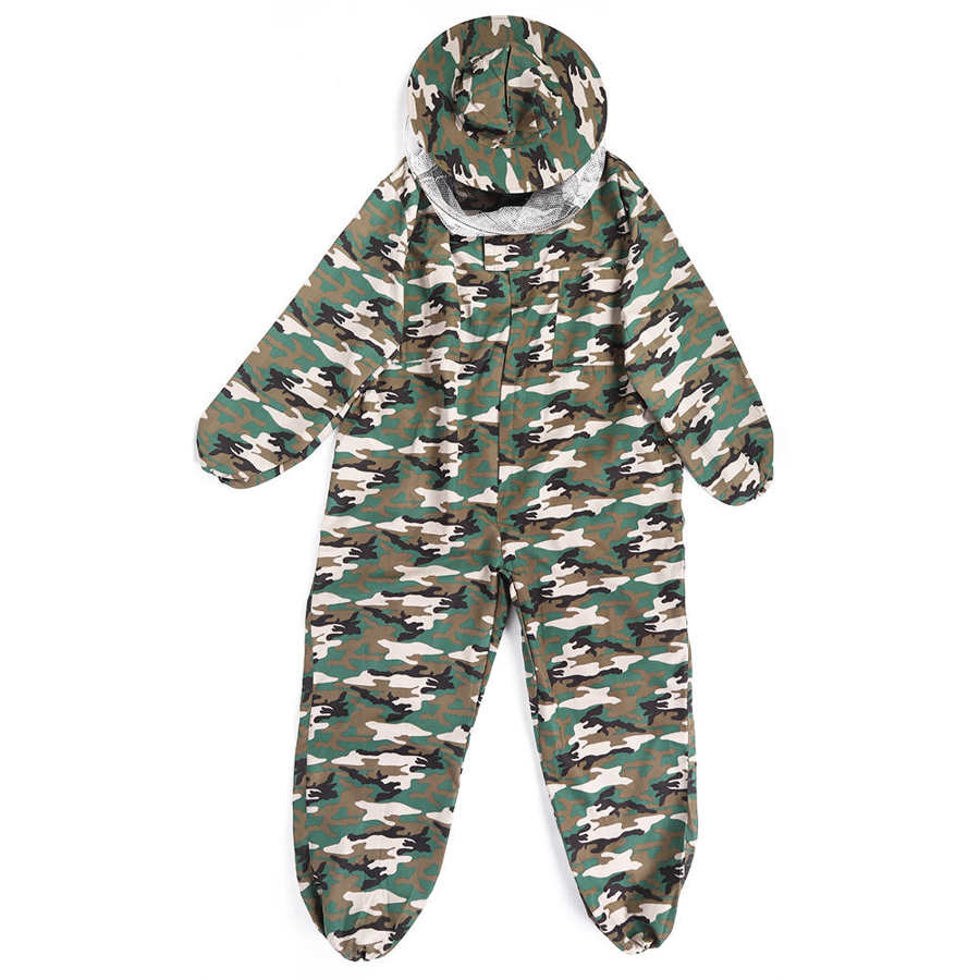 Outdoor Beekeeping Clothing Beekeeping Protective Suit Anti Bee Biting Nylon Mesh Beekeeping Suit Bee Clothing Clothes Supplies: M / XL