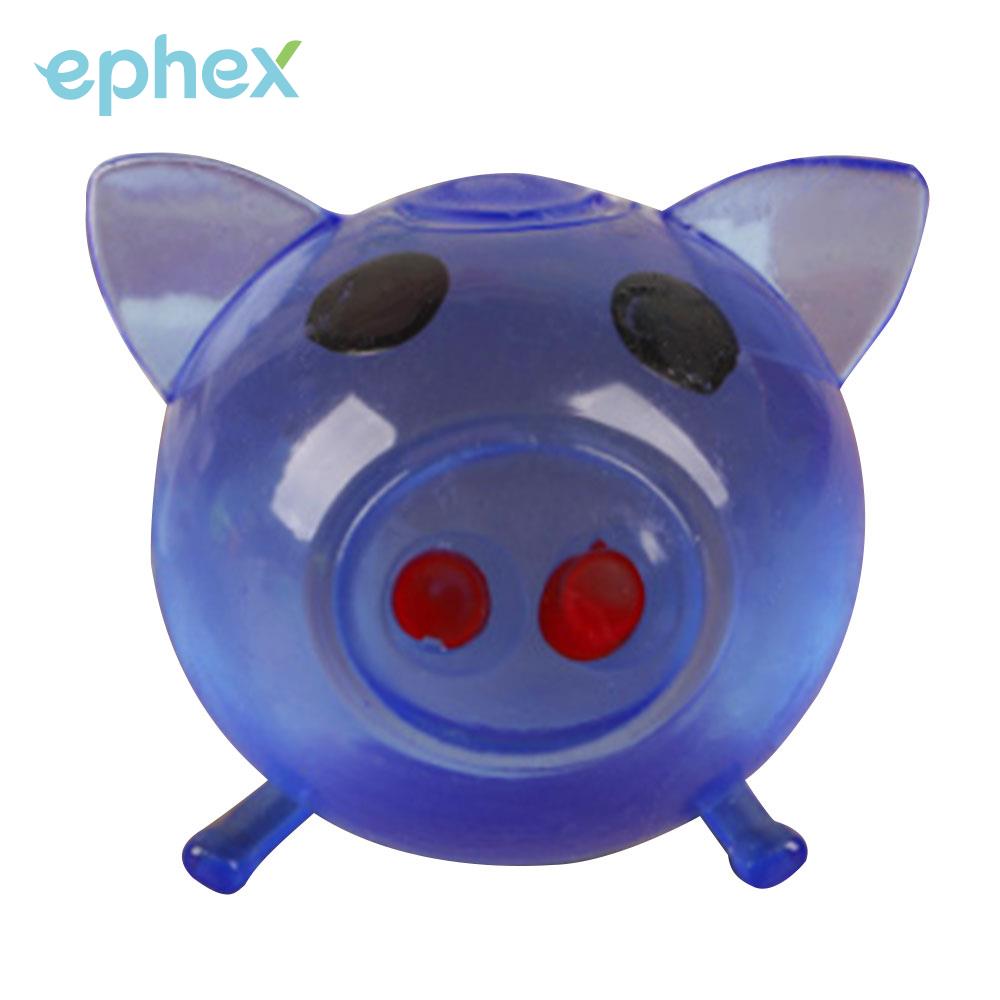 Water Bal Varken Vorm Speelgoed Anti Stress Baby Zuigelingen Baden Speelgoed Creatie: Blue